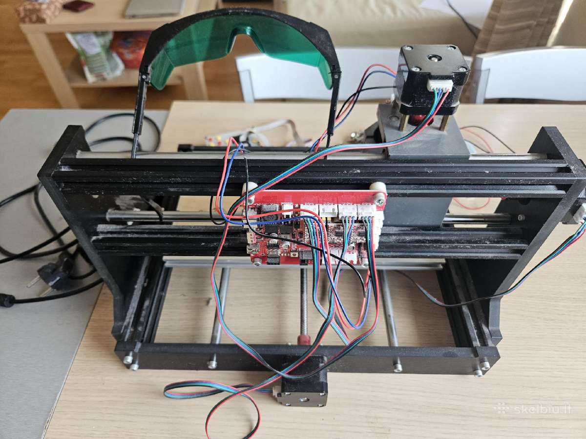CNC 3018 Pro frezavimo staklės su lazeriu 5.5 W