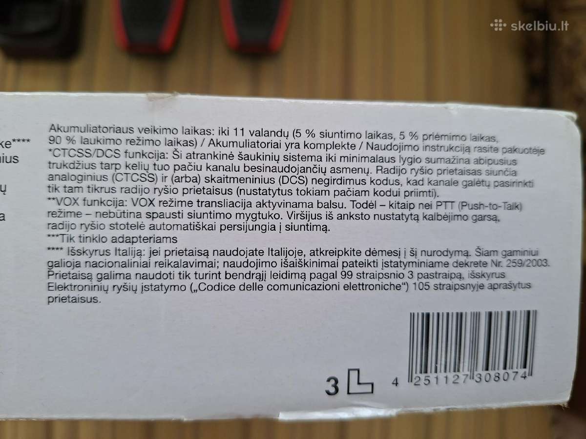 Radijo ryšio stotelių (racijų) komplektas - nuotraukos Nr. 7