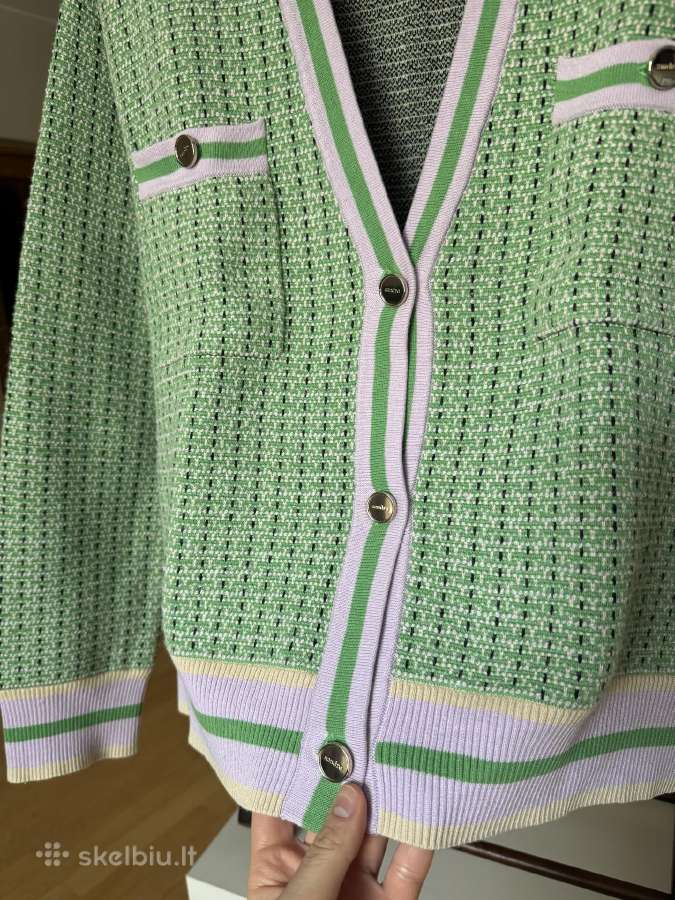 Sandro Paris cropped cardigan in fancy tweed - nuotraukos Nr. 6