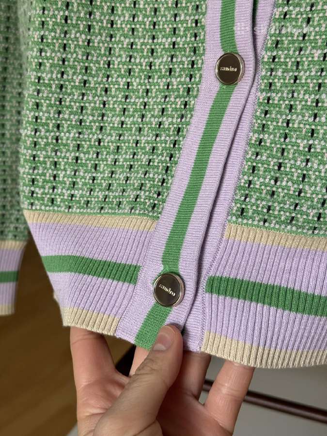 Sandro Paris cropped cardigan in fancy tweed - nuotraukos Nr. 7