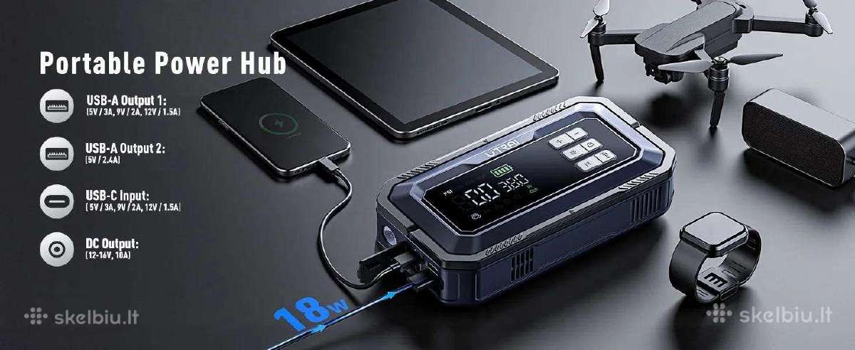 Utrai Užvedėjas Booster Powerbank - nuotraukos Nr. 32