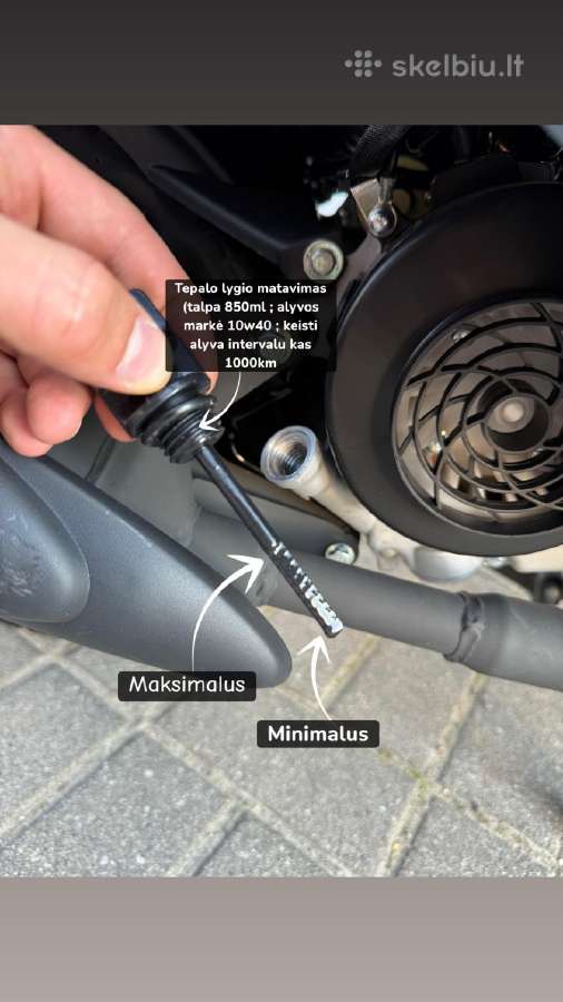 Yamaha Cygnus 49cc 3kw -Pristatymas i namus per 3h - nuotraukos Nr. 16