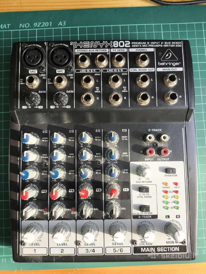 Behringer Xenyx 802 mikšerinis pultas