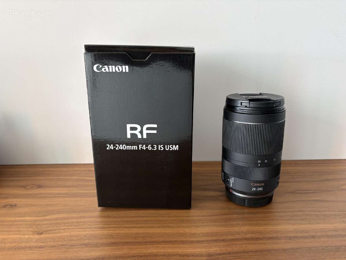 Canon Rf 24-240 su garantija