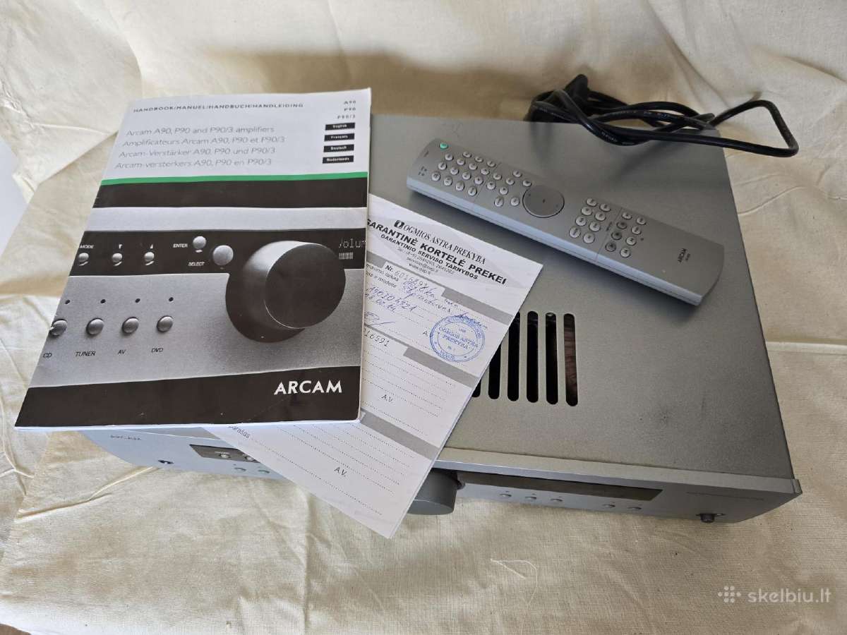 Arcam A90 stereo stiprintuvas - nuotraukos Nr. 3