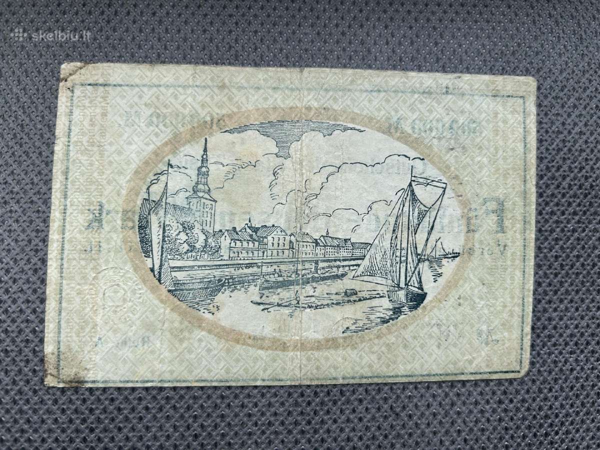 500000 markių banknotas Tilžė 1923 m. - nuotraukos Nr. 2