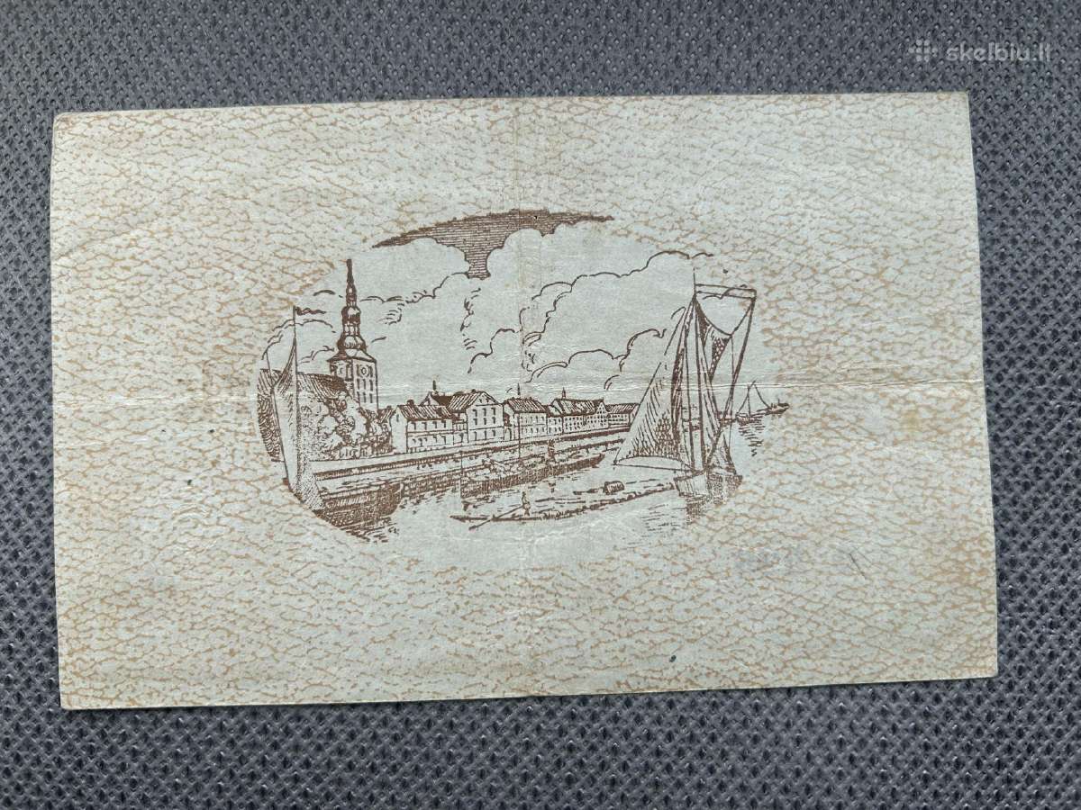 1000000 markių banknotas Tilžė 1923 m. - nuotraukos Nr. 2