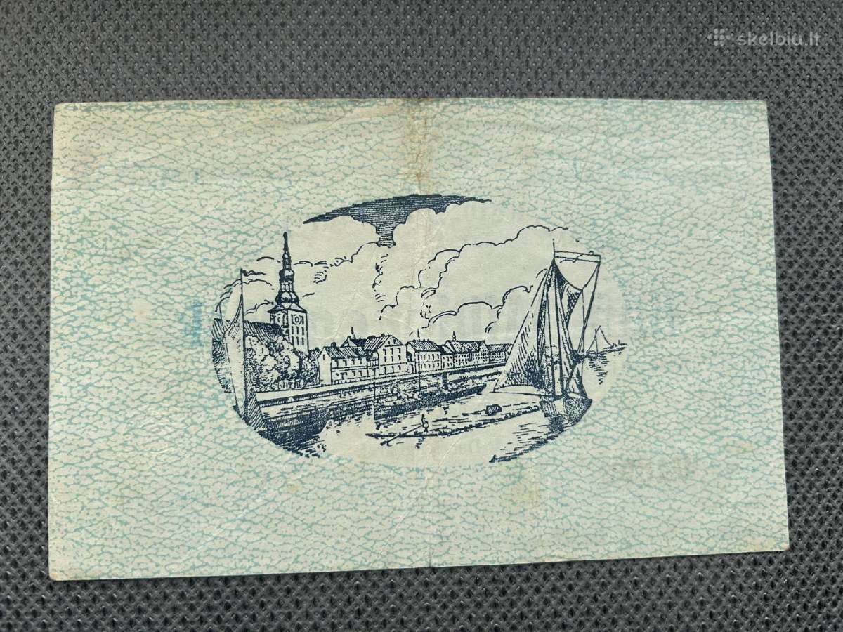 5000000 markių banknotas Tilžė 1923 m. - nuotraukos Nr. 2