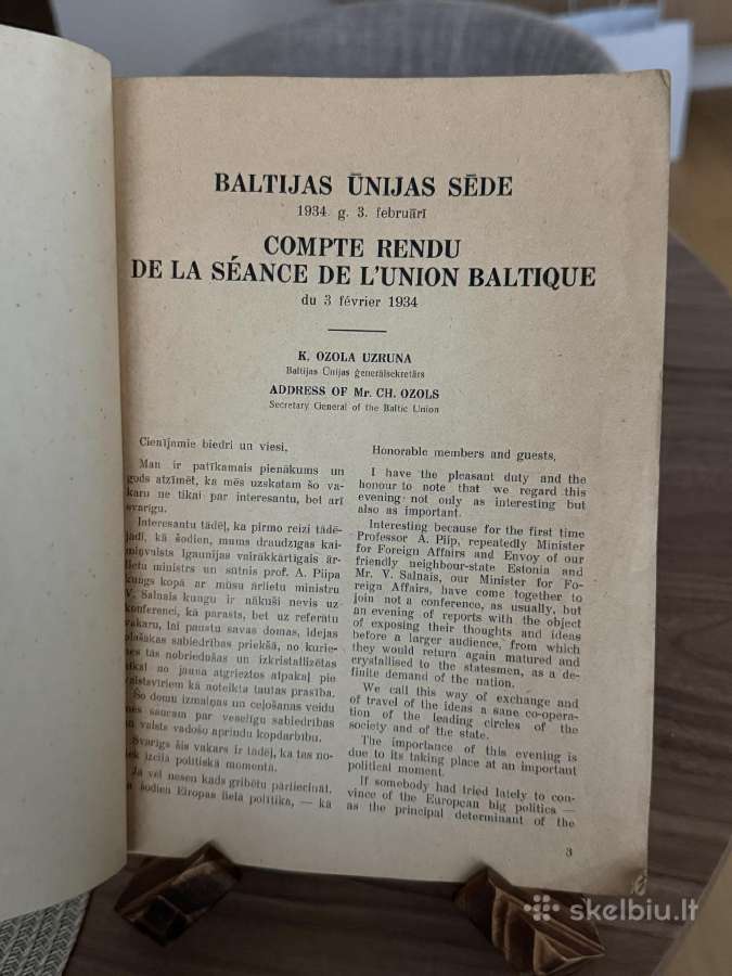 Baltijas Ūnija Lunion Baltique 1934 - nuotraukos Nr. 2