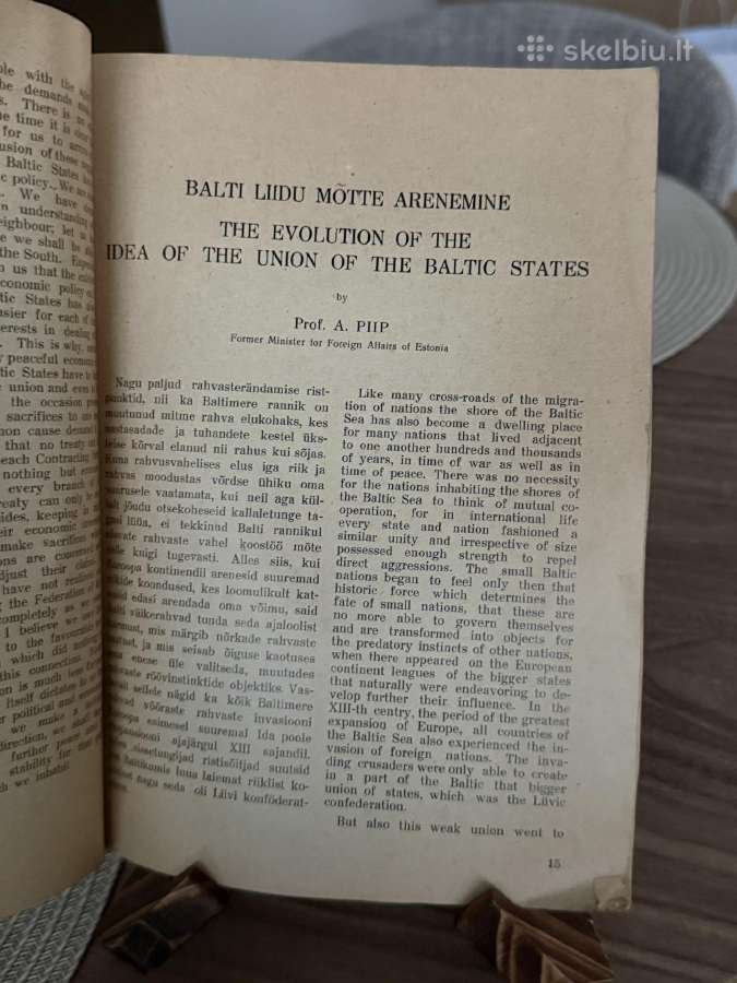 Baltijas Ūnija Lunion Baltique 1934 - nuotraukos Nr. 3