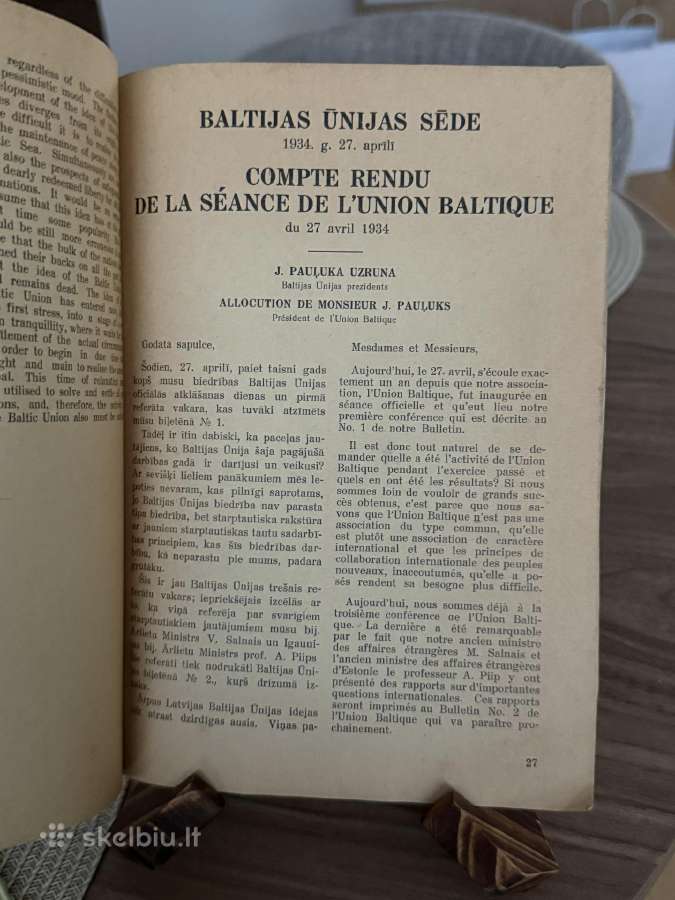 Baltijas Ūnija Lunion Baltique 1934 - nuotraukos Nr. 4