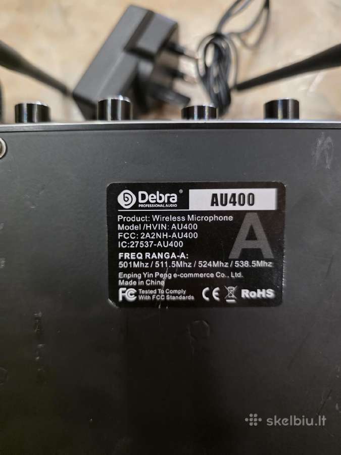 Shure/debra Au400 micrafonai - nuotraukos Nr. 5