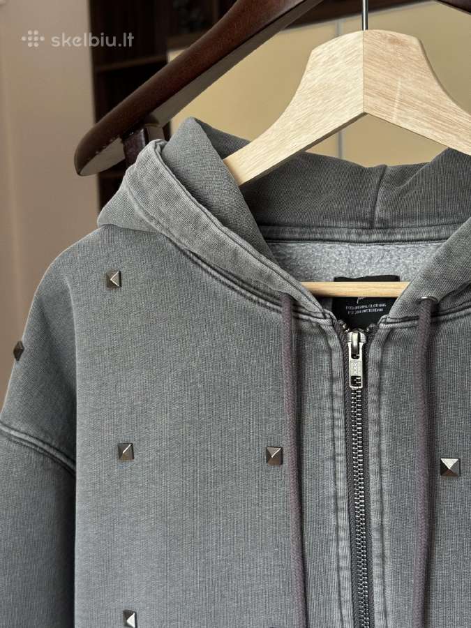 Patta Studded Washed Zip Up Hooded vyr. Megztinis - nuotraukos Nr. 3