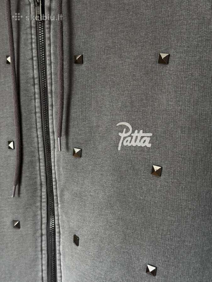 Patta Studded Washed Zip Up Hooded vyr. Megztinis - nuotraukos Nr. 4