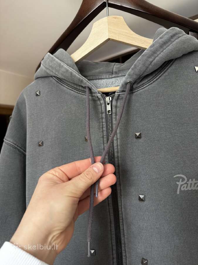 Patta Studded Washed Zip Up Hooded vyr. Megztinis - nuotraukos Nr. 12