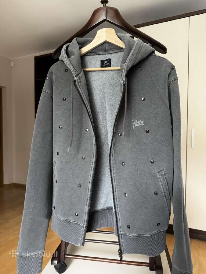 Patta Studded Washed Zip Up Hooded vyr. Megztinis - nuotraukos Nr. 13