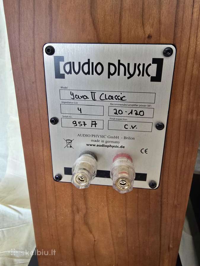Audio Physic Yara II Classic kolonėlės - nuotraukos Nr. 5