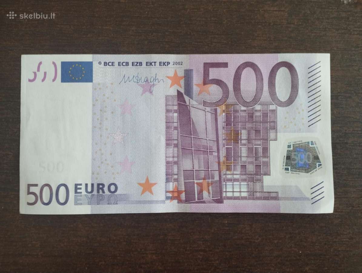 500 Eurų banknotas