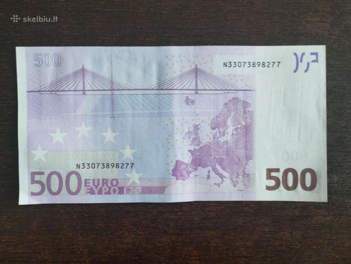 500 Eurų banknotas - nuotraukos Nr. 2