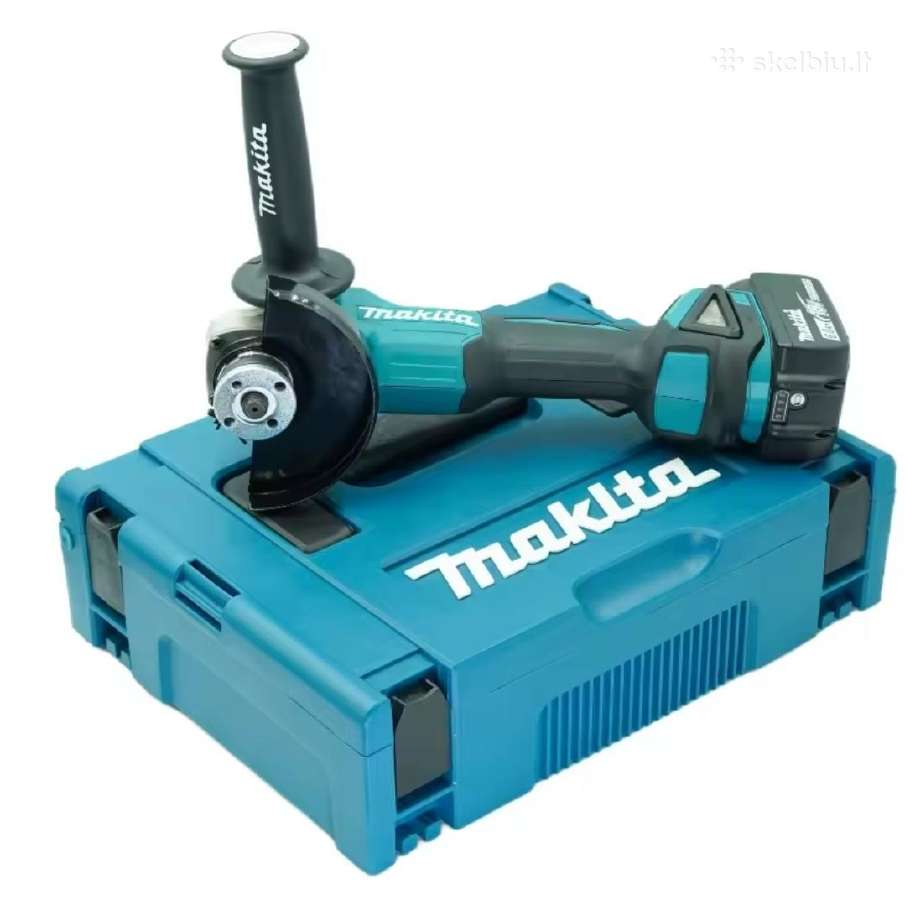 Makita Dga404 18v 100mm pilnas komplektas - nuotraukos Nr. 3