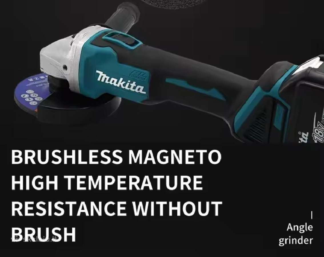 Makita Dga404 18v 100mm pilnas komplektas - nuotraukos Nr. 9