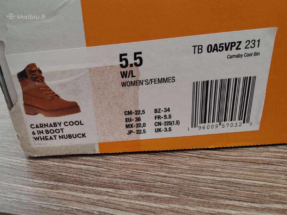 Auliniai batai moterims Timberland, rudi