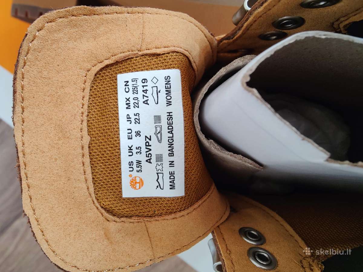 Auliniai batai moterims Timberland, rudi - nuotraukos Nr. 9