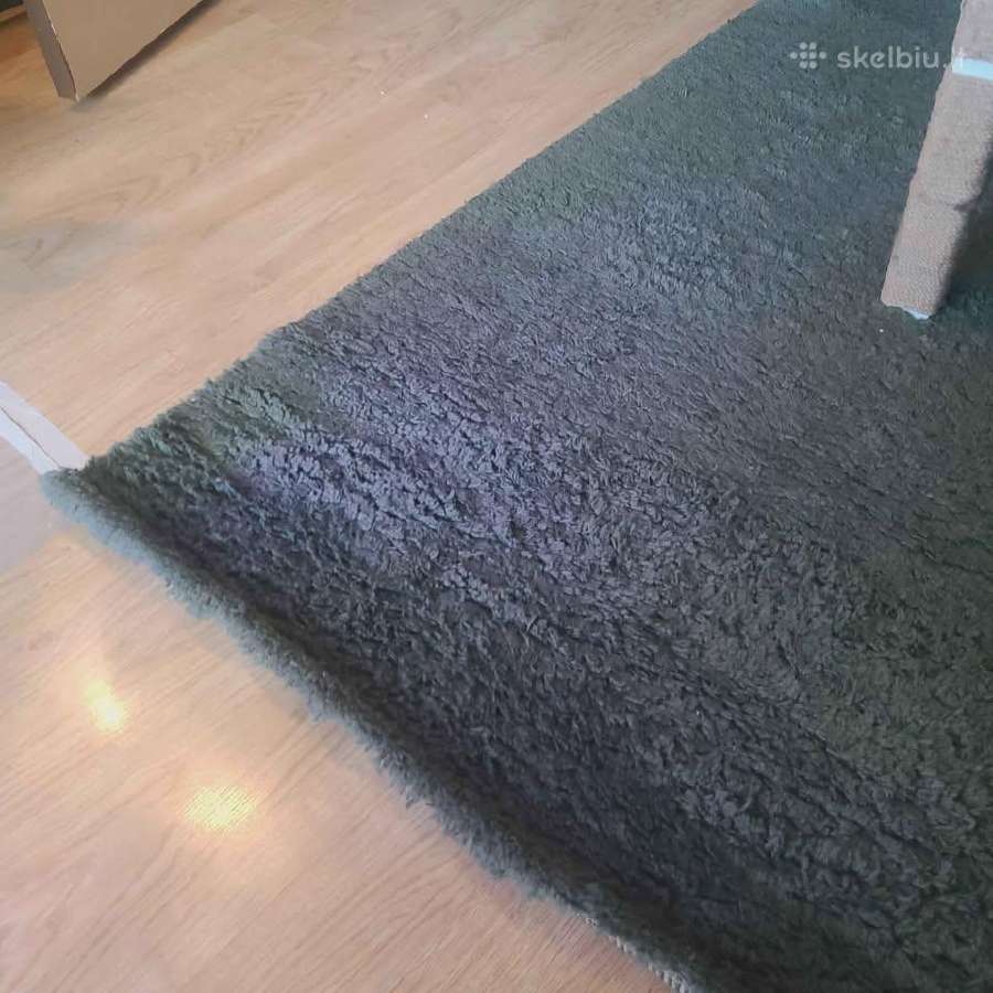 Tamsiai žalias ilgo plauko kilimas - nuotraukos Nr. 2