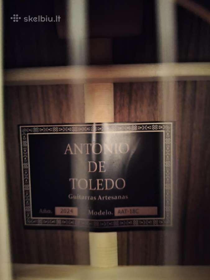 Klasikinę gitarą Antonio Toledo - nuotraukos Nr. 2
