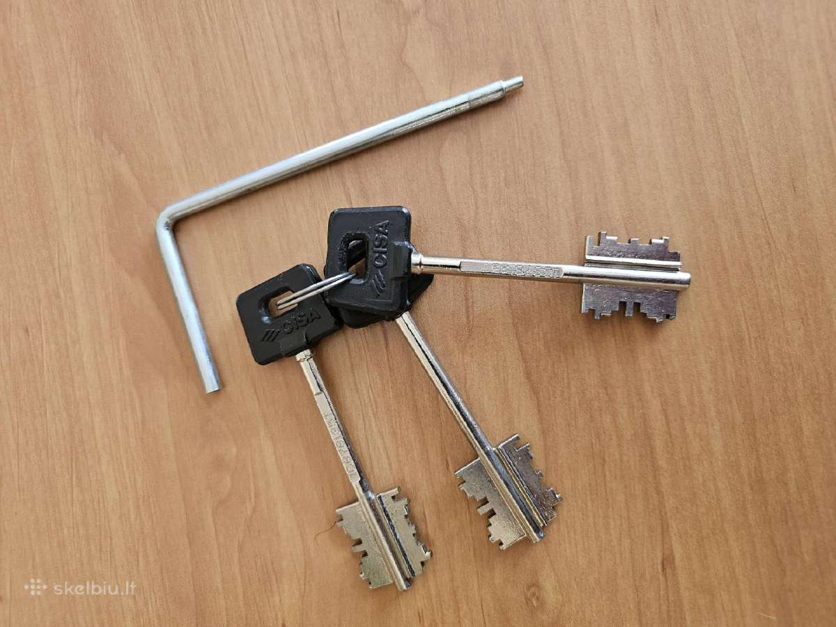 Cisa spynos raktų komplektas