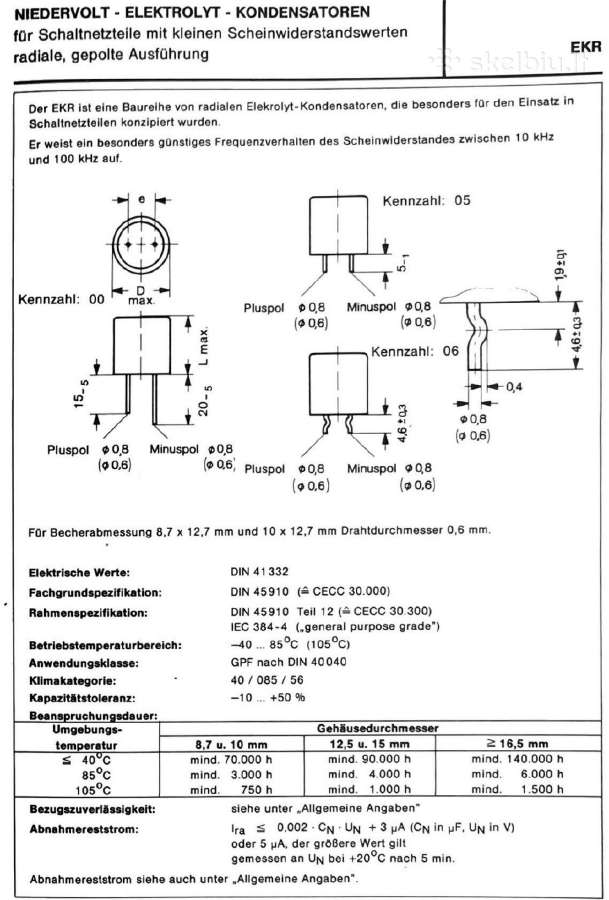 Elektrolitiniai kondensatoriai - Rifa, Roe - nuotraukos Nr. 7