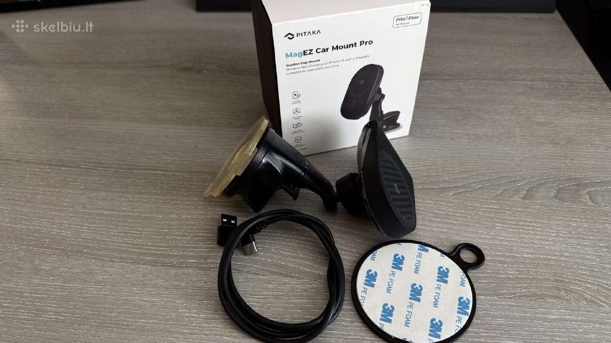 Pitaka Magez Magsafe wirless Car Mount Pro Suction