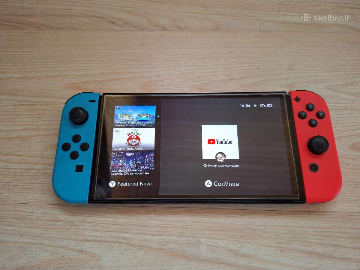 Žaidimų konsolė Nintendo Switch Oled - nuotraukos Nr. 2