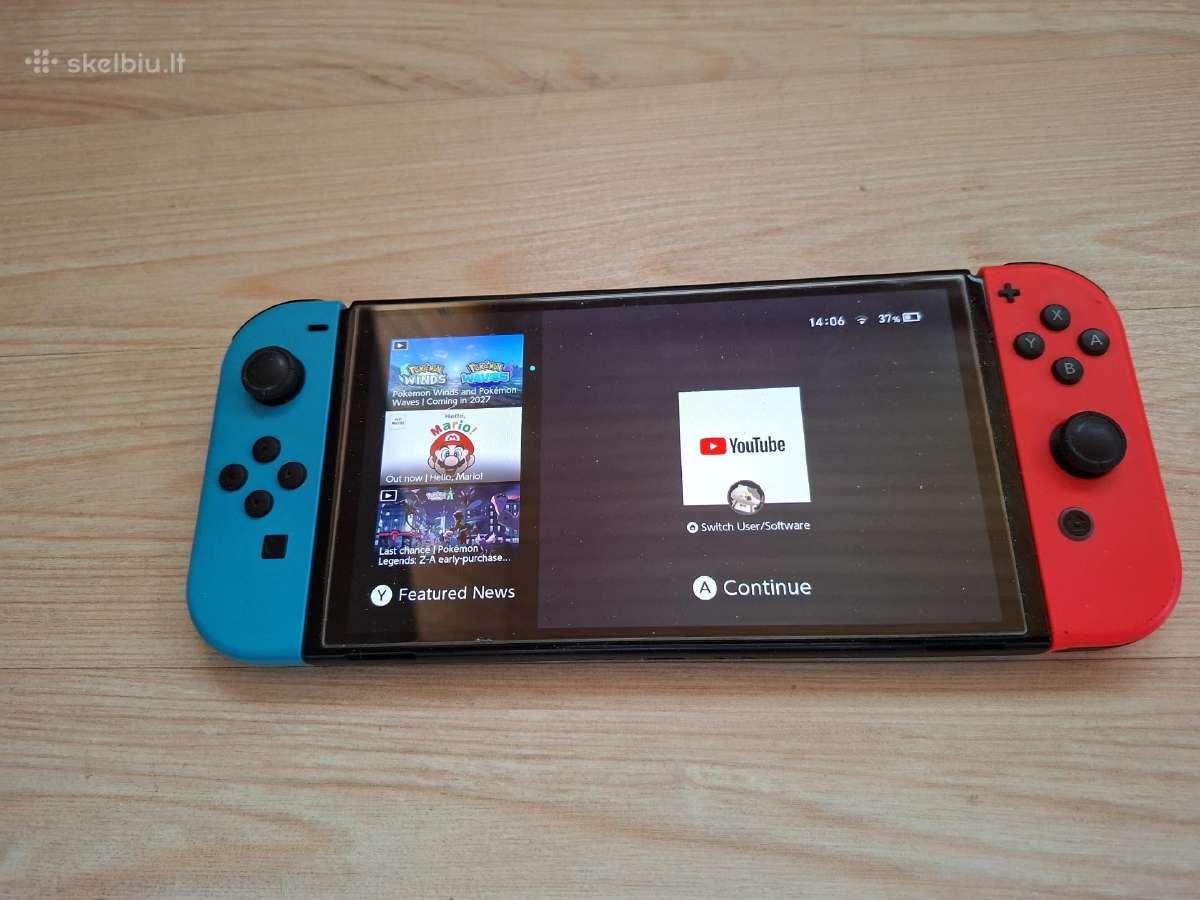 Žaidimų konsolė Nintendo Switch Oled - nuotraukos Nr. 6