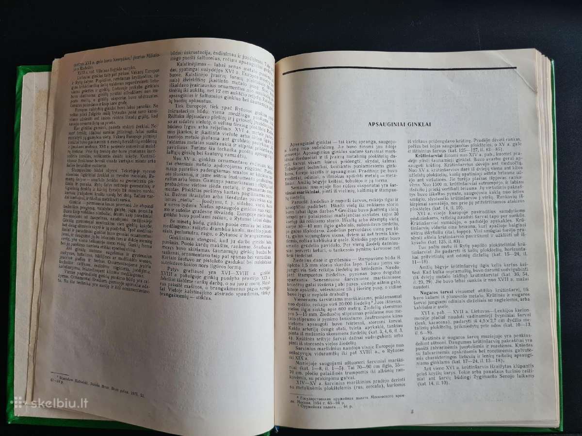 "Xiv – XIX a. ginklai". O. Mažeikienė. 1979 m. - nuotraukos Nr. 4
