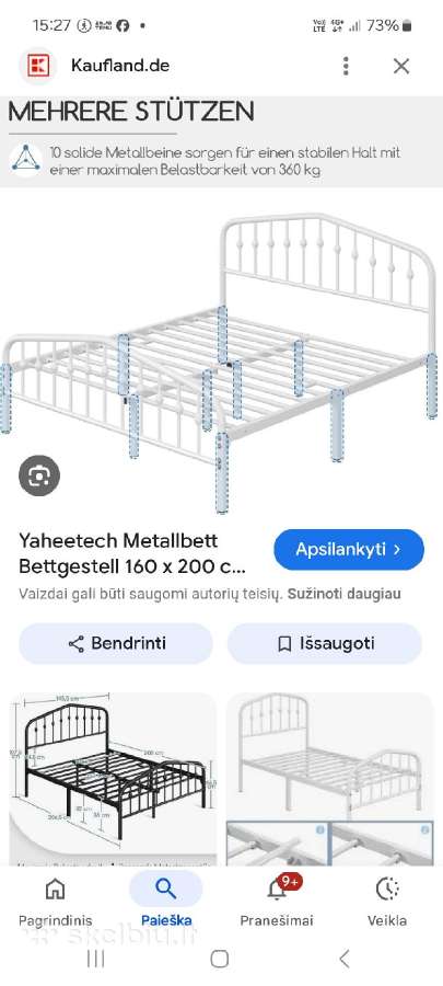 Metalinįs lovos