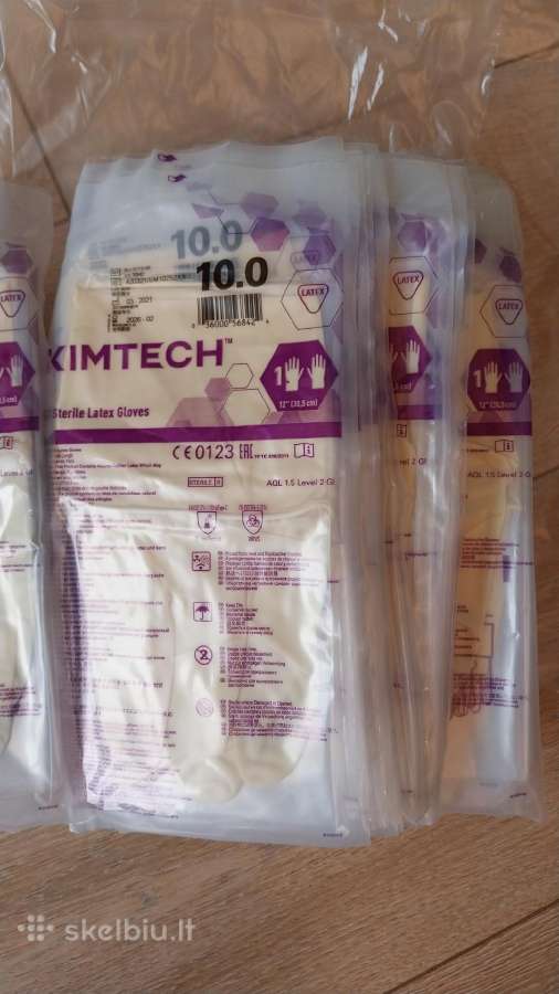 Sterilios lateksinės pirštinės Kimtech. 10.0