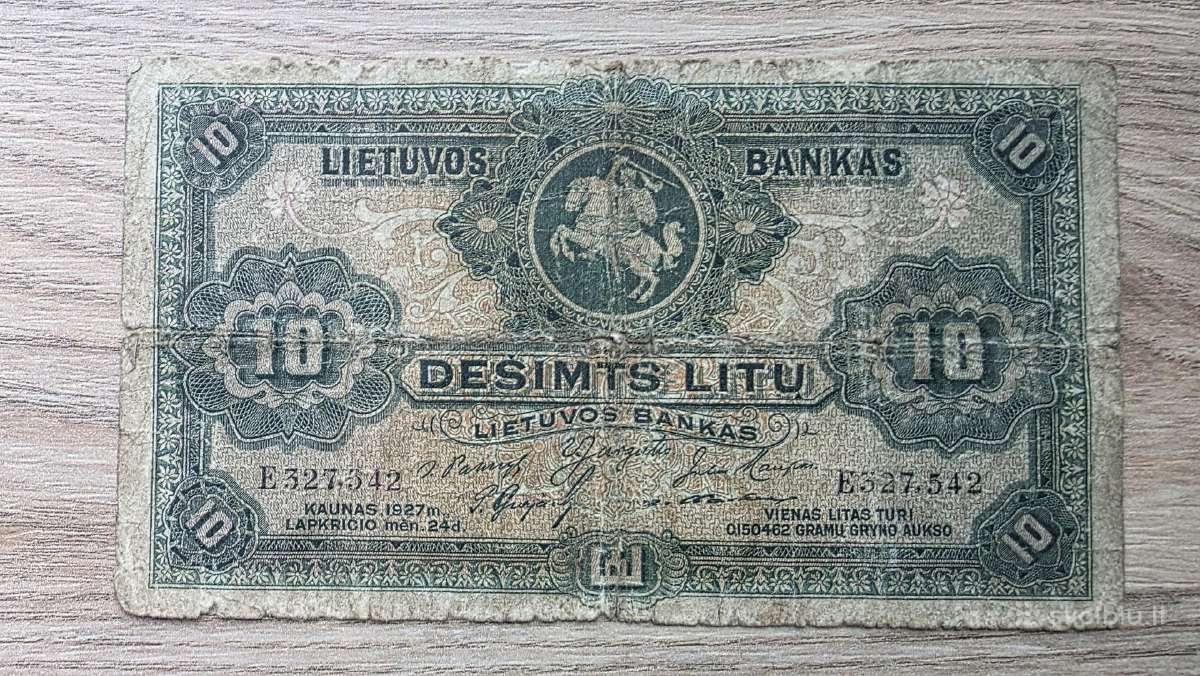 1927 metų 10 litų
