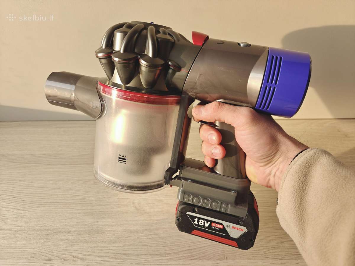 Bosch - Dyson V7 V8 baterijos adapteris perėjimas