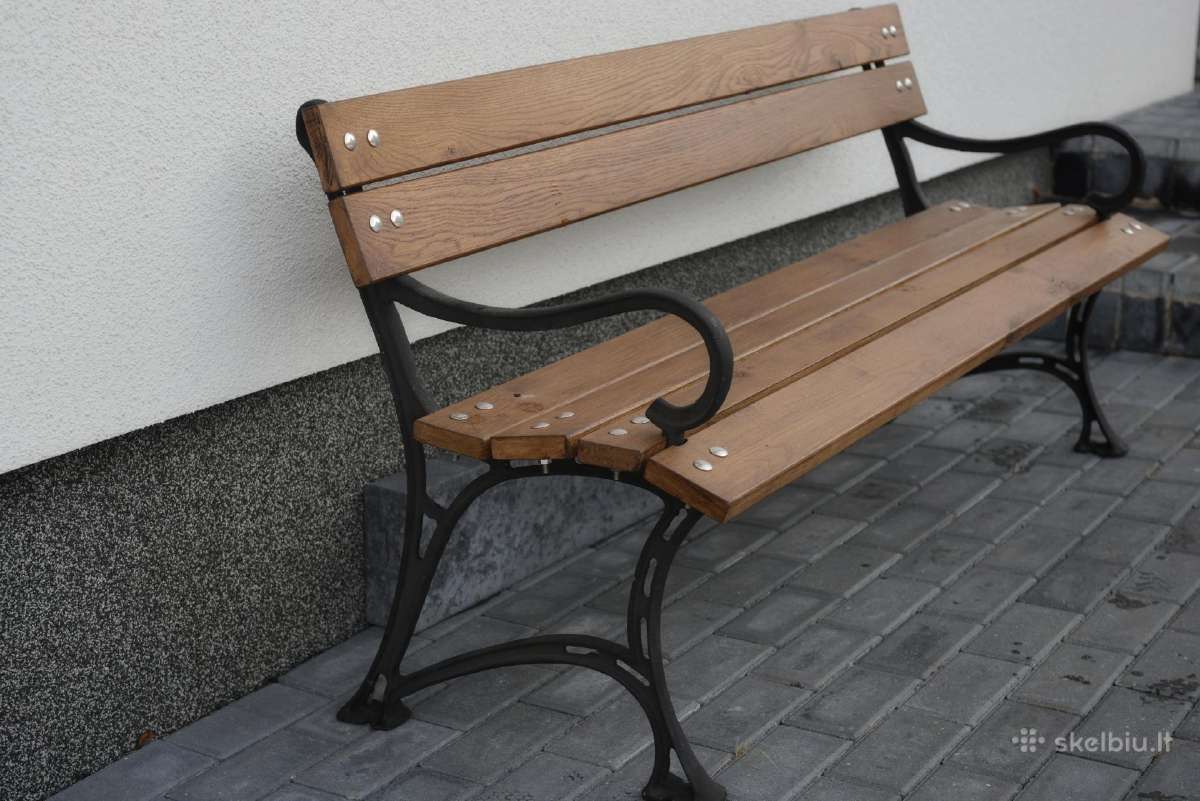 Lauko stalas,suolas ąžuolinis komplektas - nuotraukos Nr. 3