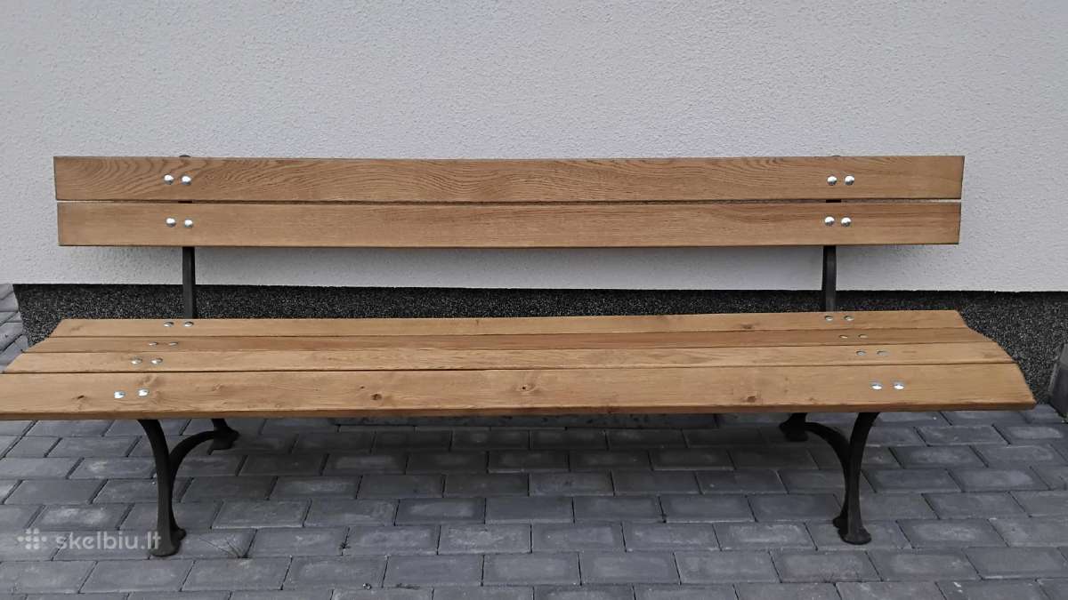 Lauko stalas,suolas ąžuolinis komplektas - nuotraukos Nr. 5