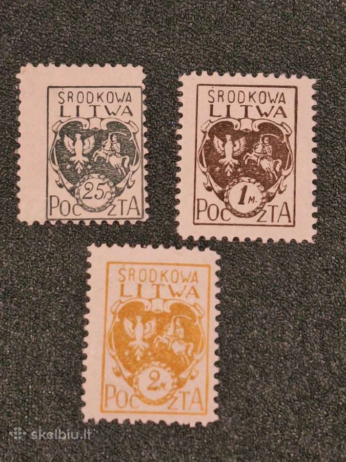 Vidurio Lietuva 1921 m. Standartai, švarūs*