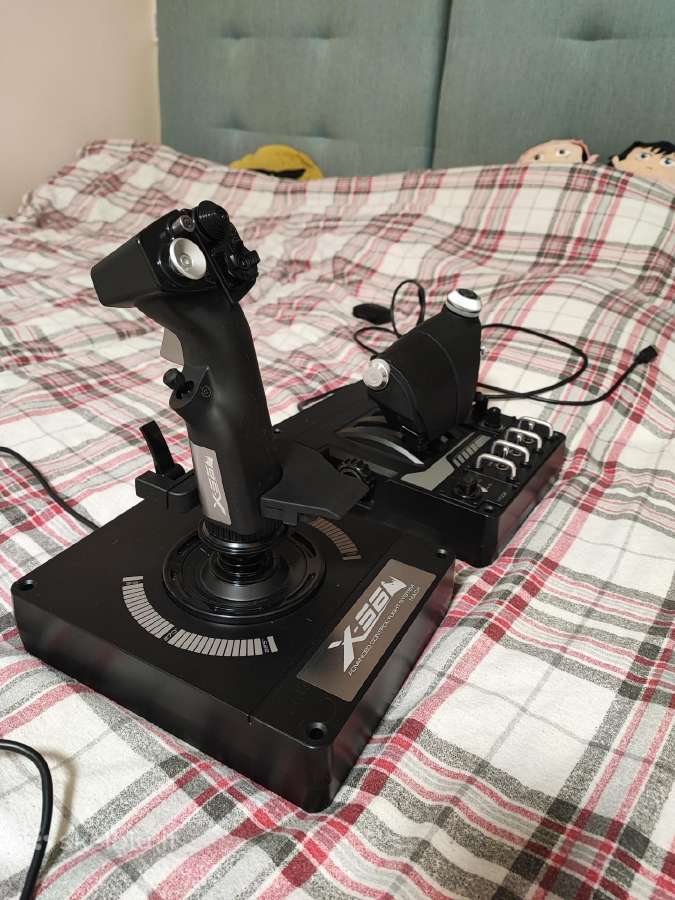 Žaidimų pultelis Logitech G X56 Hotas (garantija) - nuotraukos Nr. 3
