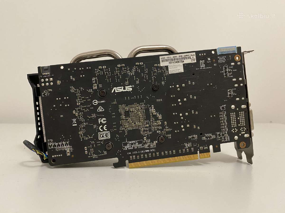 Asus Rog Strix R7 370 2gb - nuotraukos Nr. 2