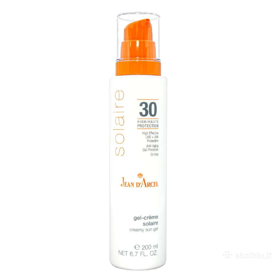 Apsauginis kreminis gelis nuo saulės Spf30