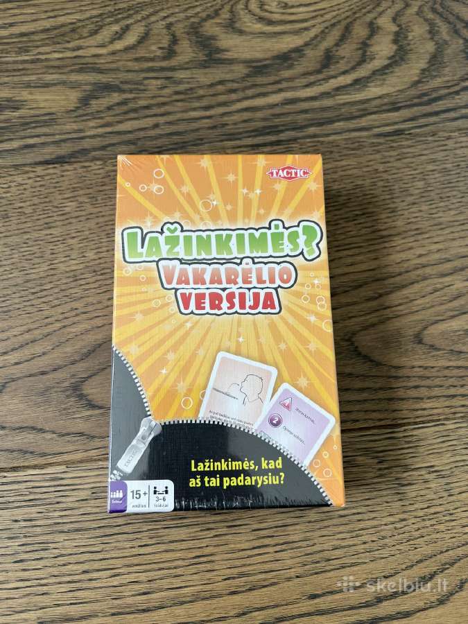 Stalo žaidimas Lažinkimės? Vakarėlio versija