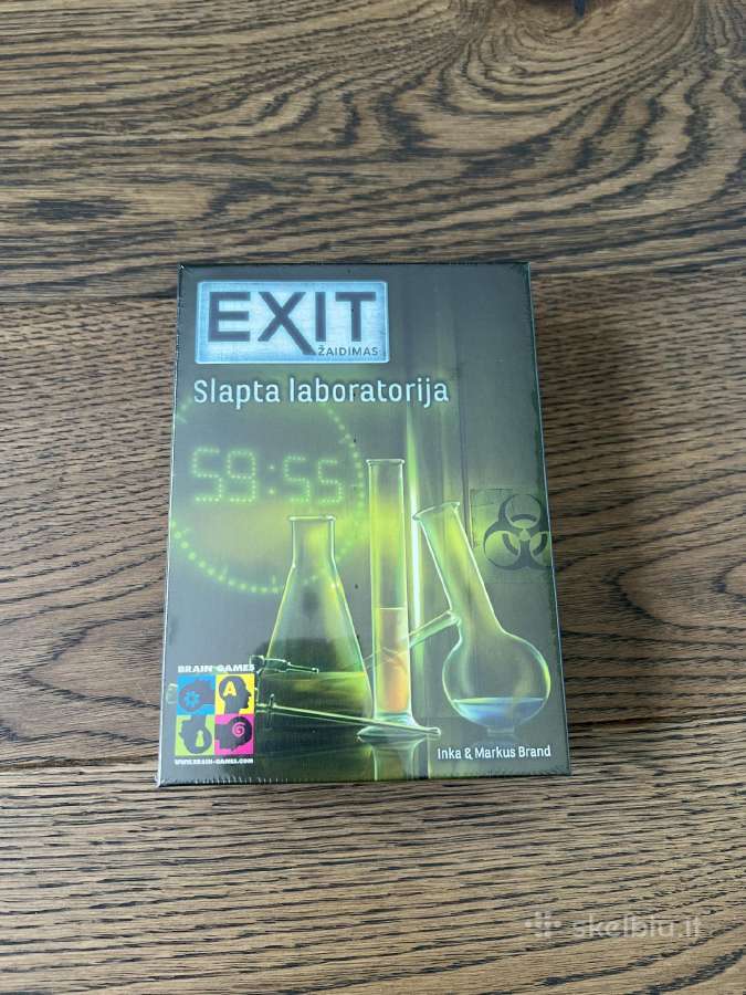 Stalo žaidimas Exit Slapta laboratorija