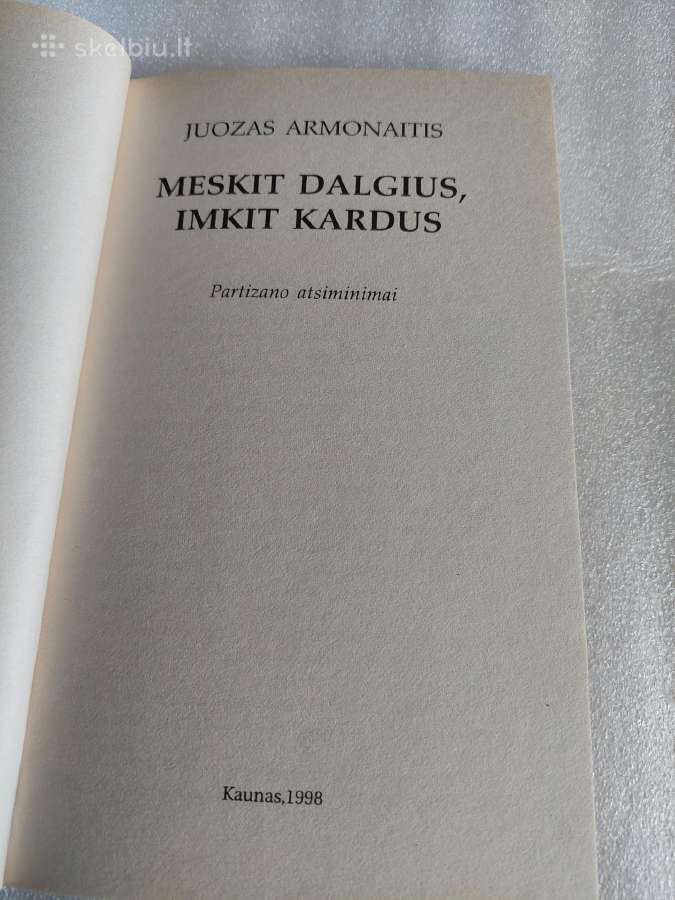 Meskit dalgius, imkit kardus - nuotraukos Nr. 2