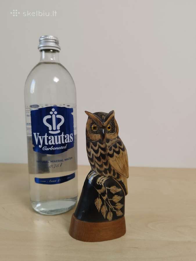 Vintažinė pelėda/apuokas iš rago - nuotraukos Nr. 7