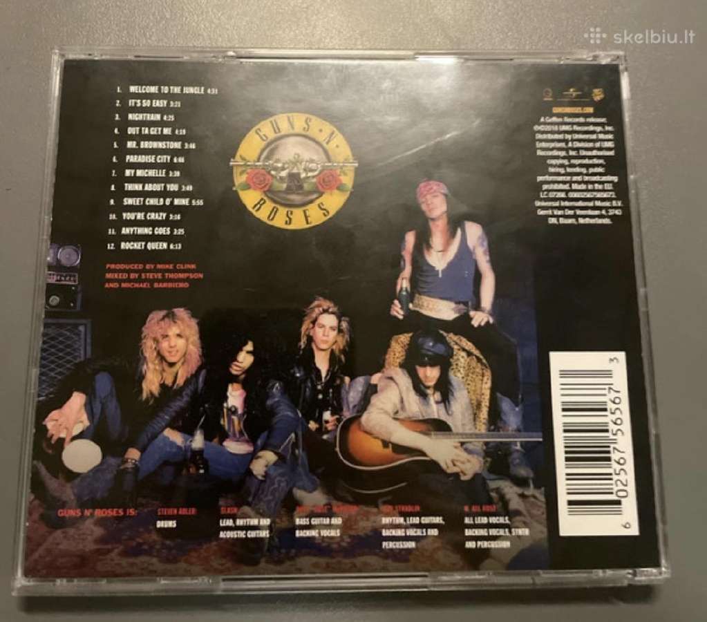 Guns N Roses Appetite for destruction CD - nuotraukos Nr. 2